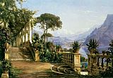 Carl Fredrik Aagard Lodge on Lake Como painting